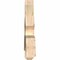 Ekena Millwork Davenport Rough Sawn Timber Gable Bracket, Douglas Fir, 60"W x 25"H x 4"D x 6"F, 10/12 Pitch GBW060X25X0406DAV00RDF - alternate 2